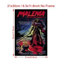 Plakatas, drobė, 8,3 * 11,8 colio / 21 * 30 cm be rėmelio