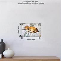 Drobės plakatas, 21,08*29,97cm be rėmelių