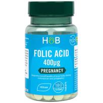 Holland & Barrett Folic Acid, 400mcg - 180 tablets