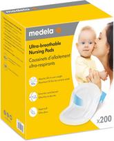 Medela Ultra breathable įklotai į liemenėlę 200vnt + DOVANA pieno laikymo maišeliai 4vnt.