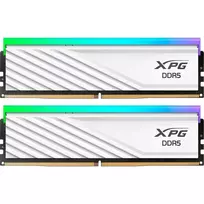 ADATA XPG Lancer Blade RGB 16GB (2x 8GB) DDR5-5600 MHz atminties rinkinys (baltas, AX5U5600C468G-DTLABRWH, INTEL XMP, AMD EXPO)