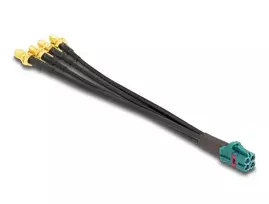 Koaksialinis kabelis DeLOCK 90127 0,2 m Mini FAKRA Z SMA juodas