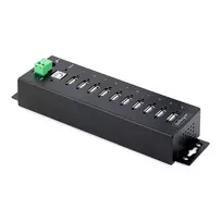 StarTech.com 10 prievadų pramoninis USB 2.0 šakotuvas su ESD 4 lygio apsauga