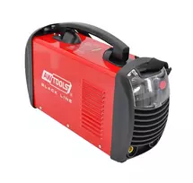 AWTOOLS AW50507BL Automatinis suvirinimo šalmas su saulės elementu ir ličio baterija, šešėlis 9-13, 92x42 mm matymo laukas
