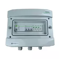 EMITER Switchgear Attached AC Hermetic IP65 EMITTER su apsauginiu įžeminimo jungikliu AC Noark Type 1+2, 50A 3-fazių, RCD Type A 63A/300mA