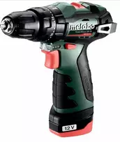 METABO PowerMaxx SB BL 38/20Nm belaidis sūklinis gręžtuvas/suktuvas 2x2.0Ah Li-Ion dėkle