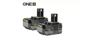 RYOBI 2x 4.0Ah Lithium+ 18V ONE+ baterijų rinkinys RB1840X2