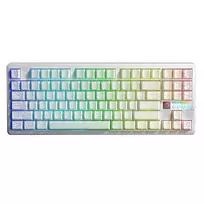 AULA Gasket F87 Pro V2 White Contour Engraved Star Vector RGB klaviatūra