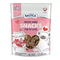 BALTICA Freeze-Dried Snacks For My Love Beef Hearts Treat for Dogs and Cats 10 g