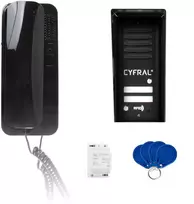 CYFRAL COSMO 2 Intercom Black Panel