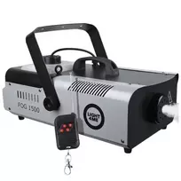 LIGHT4ME FOG 1500 rūko generatorius su nuotolinio valdymo pultu, 1500W, 2,5L bakas, DMX512, juodas