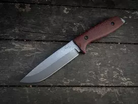 LKW Raven Fixed Blade Peilis 440 Nerūdijantis Plienas G10 Rankena Juoda