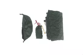 Ticket to the Moon Lightest Camping Tarp - pilka, 300x300 cm, 418g, 20D Ripstop Nylon