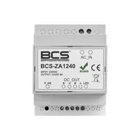 BCS-ZA1240 Maitinimo blokas 12V 4A 48W AC/DC adapteris su IEC C8 įvadu