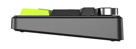 AULA F99 Pro Black+Grey+Green GrayWood RGB Gasket mechaninė klaviatūra (Tri-Mode, 99 klavišų, Leobog Graywood V3, PBT, 8000mAh)