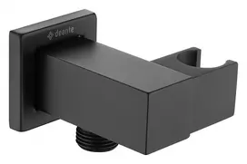 DEANTE Square Angled Connector with Handset Holder - RJ9 Cord Detangler
