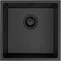 DEANTE Granite Undermount Sink 1-Bowl Onyx Black