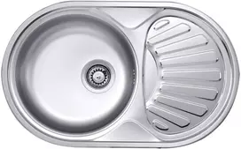 DEANTE ZEU 311B 1-Bowl Fragranite Sink with Drainer, Onyx Black, 620x500mm