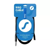 SSQ JSG5 - 3.5mm į 6.3mm Stereo Jack Garso Laidas, 5m, Juodas