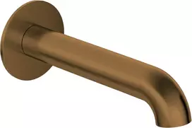 DEANTE Arnika Nero Bathtub Spout Matte Black 2-Hole Wall-Mounted Single-Lever Brass