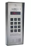 Laskomex CD-2600R Audio durų skambučio skydelis su nerūdijančio plieno RFID kortelių skaitytuvu, montuojamas ant paviršiaus