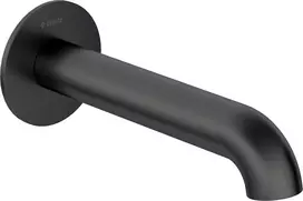 DEANTE Bathtub Spout Arnika Nero Matte Black Wall-Mounted Single-Lever Brass
