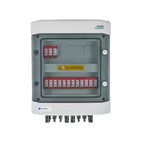 EMITER Switchgear Attached DC Hermetic IP65 EMITTER su Dehn 1000V Type 2 DC apsauga nuo viršįtampių, 5x PV String, 5x MPPT