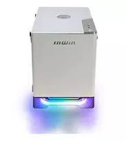 IN WIN A1 Plus Mini-ITX korpusas su 650W maitinimo šaltiniu, baltas