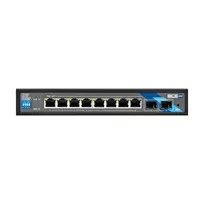 BCS BCS-B-SP08G-2SFP 8-Port Gigabit PoE+ Switch su 2 SFP prievadais, 240W, pramoninis, nevaldomas