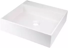 DEANTE Granite Countertop Washbasin su čiaupo anga - 400x400 mm Juodas Oniksas