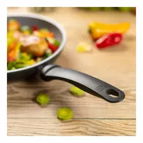 Kuhn Rikon EASY CERAMIC keptuvė 24 cm - keraminė nelipni, tinka indukcijai, juoda