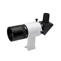 Skywatcher 9x50 Finder Scope su 90° kampu ir tiesiu okuliaru (Juodas)