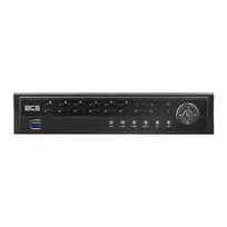 BCS 16 kanalų IP vaizdo registratorius BCS-U-NVR1602-A-4K-8P su 6TB kietuoju disku