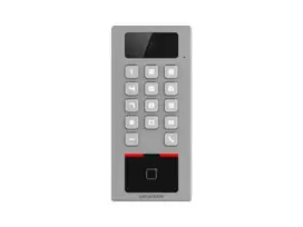 Hikvision DS-K1T502DBWX-C prieigos valdymo terminalas su piršto atspaudu, Mifare kortele ir PIN kodu