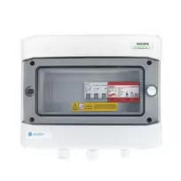 EMITER EM-470_AC jungiamasis skydas su AC hermetiniu IP65 korpusu, Dehn 2 tipo apsauga nuo viršįtampių, 50A 3 fazės, RCD A tipas 63A/300mA