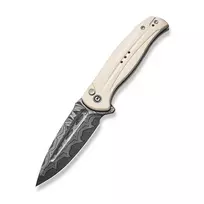 CIVIVI Incindie Damascus G10 Ivory Folding Knife