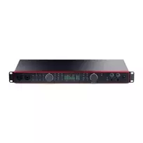 Focusrite Scarlett 18i20 4th Gen USB-C Audio Interface - 18 įėjimai / 20 išėjimų, 8 išankstiniai stiprintuvai, 192 kHz, 24 bitai, montuojamas stelaže