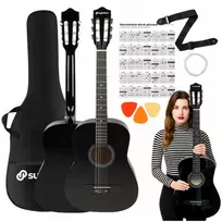 SUPRIMO CGS2 BK klasikinė gitara 4/4 juoda mokymuisi