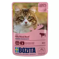Bozita HiS Beef šlapias kačių ėdalas 85g