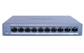 Hikvision DS-XS0110-P 10-Port Unmanaged PoE+ Switch (8 PoE+ Ports, 110W Budget)
