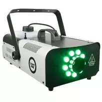 LIGHT4ME FOG 1500 LED dūmų generatorius su nuotolinio valdymo pultu, 1500W, 2,5L talpa, DMX, RGB LED