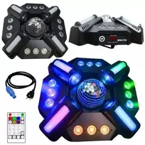 LIGHT4ME MULTIX 3-in-1 LED Multi-Effect Light (Derby, Strobe, Laser)