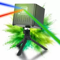 LIGHT4ME ACCU APP LASER Nešiojamas Baterijinis Lazerinis Projektorius su Bluetooth Valdymu
