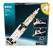 BRIO Builder NASA Apollo Saturn V Construction Set, 34 Pieces, Ages 3+