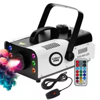 LIGHT4ME FOG 900 LED Dūmų Mašina su Belaidžiu Nuotolinio Valdymo Pultu ir RGB LED
