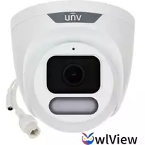 UNIVIEW IPC3628LE-ADF40K-WP 8MP Turret IP Camera su 4mm objektyvu, PoE, IR 40m, IP67, IK10