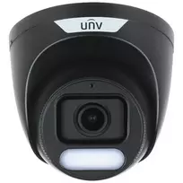 UNIVIEW IPC3624LE-ADF28K-WP-BLACK 4MP IR Bullet IP kamera su 2.8mm objektyvu, Wise-ISP, IP67, IK10, juoda