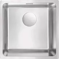 DEANTE 1-Bowl Steel Sink Onyx Black 860x500 mm