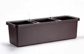 URBALIVE BERBERIS TRIO Savaiminio Laistymo Vazonas 117 x 39 cm, Ruda