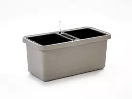 Urbalive Berberis Duo Savitarninis Vazonas 78 x 39 cm, Šviesiai Pilka